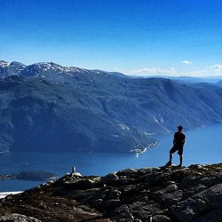 Lærdal og Sognefjorden